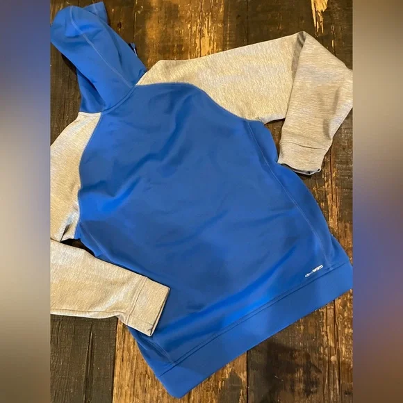 ADIDAS Bundle Lot: Blue and Gray Hoodie WITH 2 T-Shirts & Waist Pack Unisex - Picture 5 of 15